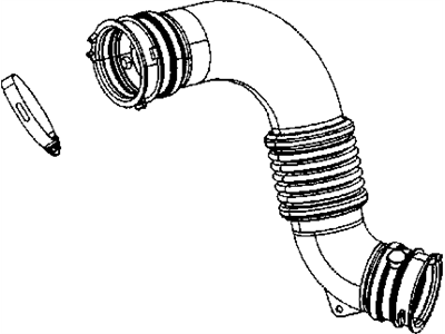 2009 Dodge Caliber Air Intake Coupling - 4891957AB