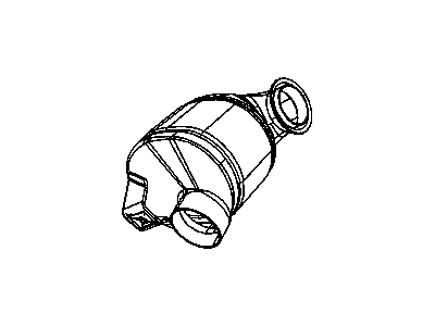 2007 Jeep Compass Catalytic Converter - 68001291AA