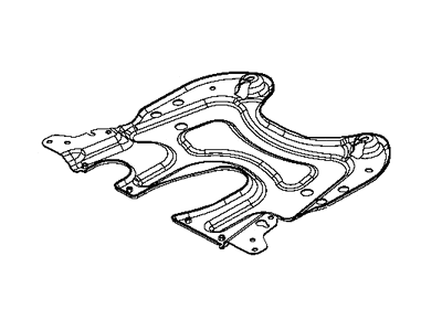 Mopar 68265140AB SKID-Front