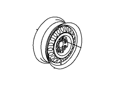 Mopar 4656322 Steel Wheel