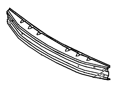 Mopar 5288789AD REINFMNT-Front Bumper