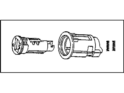 Jeep Wrangler Door Lock Cylinder - 4746904