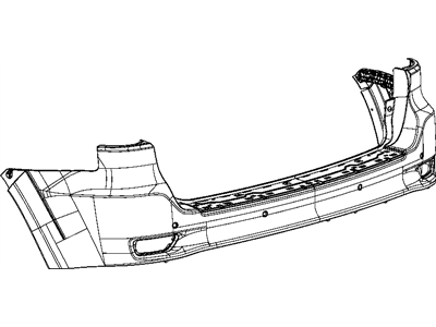 Jeep Grand Cherokee Bumper - 1VQ66TZZAA