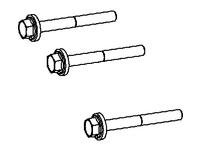 Mopar 6510181AA Bolt-HEXAGON FLANGE Head