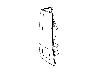 Mopar 55079012AB Lamp-Tail Stop Turn SIDEMARKER