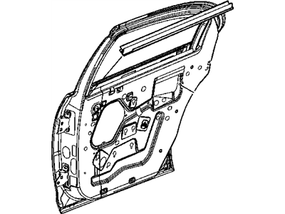 2002 Dodge Stratus Door Seal - 4878999AB