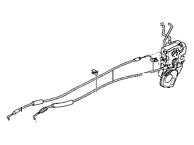 2002 Chrysler Sebring Door Lock Actuator - MR349946