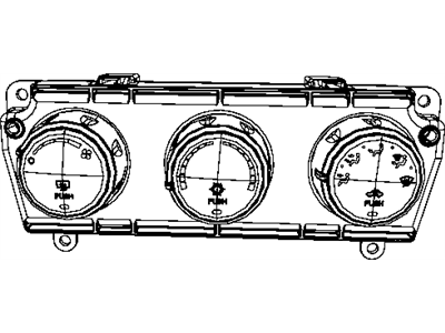 Mopar 55111887AB Air Conditioner And Heater Control