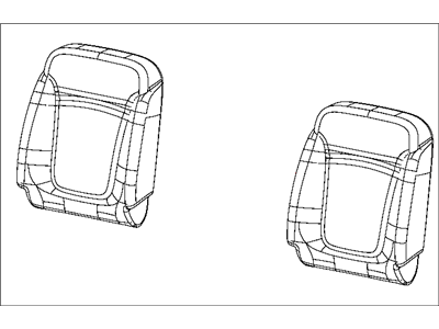 Mopar 1UL35XR4AA Front Seat Back Cover