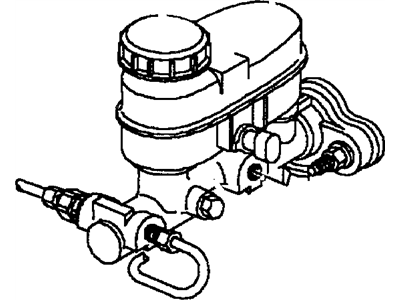 1996 Dodge Neon Brake Master Cylinder Reservoir - 4762595