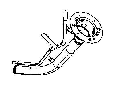 Mopar 52013208AB Tube-Fuel Filler