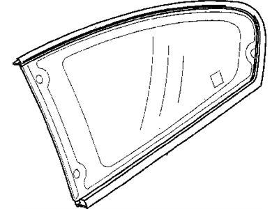 Mopar MR432866 Glass-Quarter Window