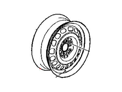 Mopar 5272864AB Steel Wheel