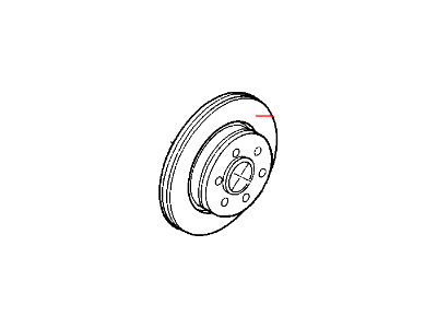 Mopar 52010418AA Brake Rotor