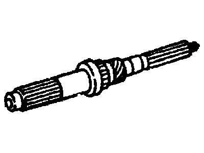 Mopar 5080180AA Shaft-Transfer Case