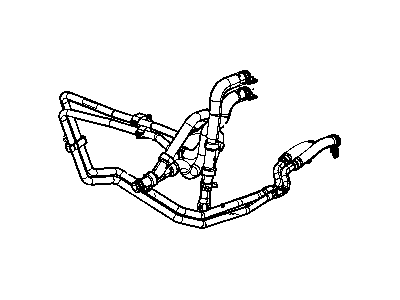 Mopar 4677603AB Hose-Heater Supply And Return