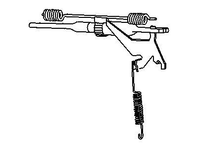 Mopar 5096249AA Lever-Rear Wheel Brake Adjust