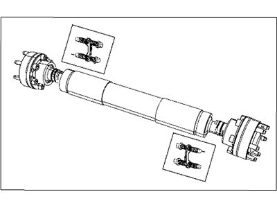 Mopar 5038553AD Front Drive Shaft Assembly