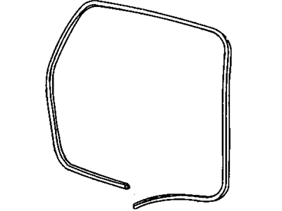 2002 Jeep Grand Cherokee Weather Strip - 55135388AC