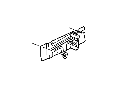 Mopar 4865929AF Footrest