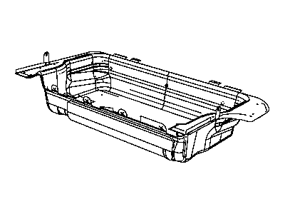 Mopar ZQ93XDVAC Carpet-Floor Tub