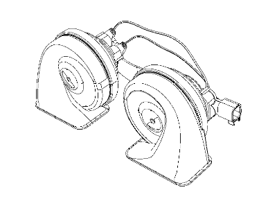 Mopar 56046744AA Horn