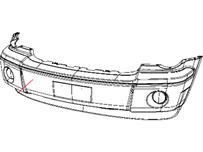 2007 Chrysler Aspen Bumper - 68002921AA