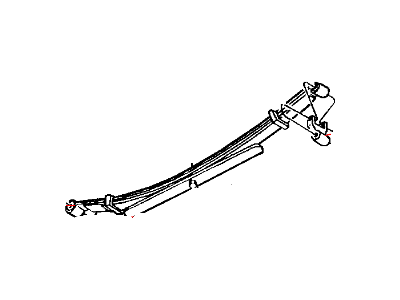 Mopar 52106020AG Rear Leaf Spring