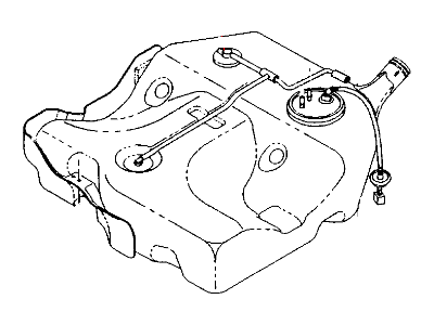 Mopar 5013445AC Sedan Fuel Gas Tank Assembly