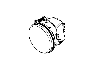 Mopar 5182023AA Front Fog Lamp