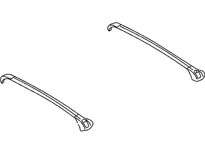 Mopar 5003983AA Bracket-Luggage Rack Cross Bar