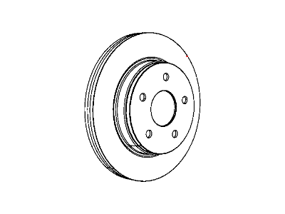 2011 Ram Dakota Brake Disc - V5015005AA