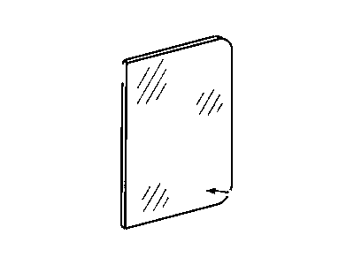 Mopar 5134002AA Glass-Sliding Door