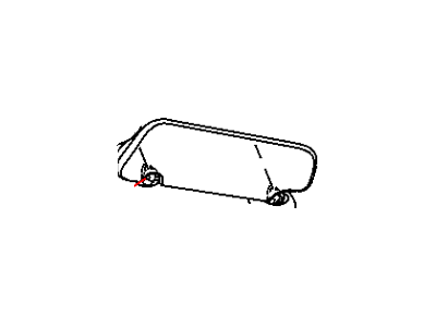 Mopar XQ01TL2AA Visor