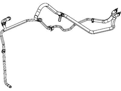 Mopar 5058546AC Hose-Heater Supply And Return