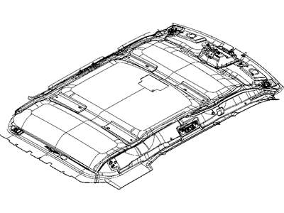 Mopar 1LB11DW1AA Headliner