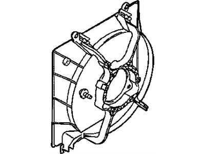 Dodge Avenger Fan Shroud - MR355978