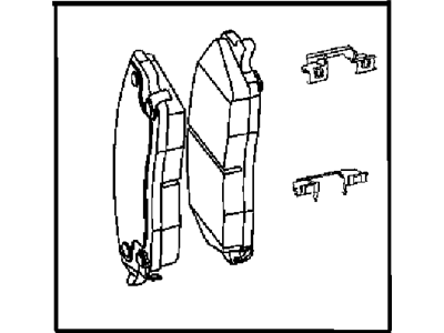 2010 Chrysler 300 Brake Pad - 5142558AA