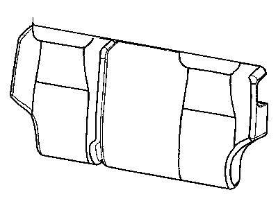 Mopar 68058062AA Foam-Seat Back