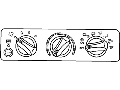 Mopar 55055466AD Air Conditioner And Heater Control