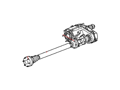 Jeep Liberty Drive Shaft - 52111593AA