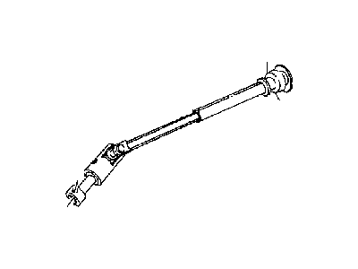 2001 Jeep Wrangler Steering Shaft - 52078804