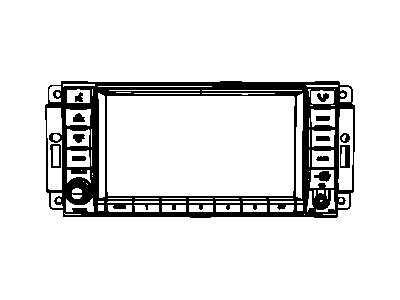 Mopar 5064247AJ Radio-MW/FM/DVD/HDD/MP3/REAR Camera