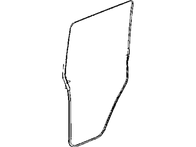 Mopar 55395718AF WEATHERSTRIP-Door To Body