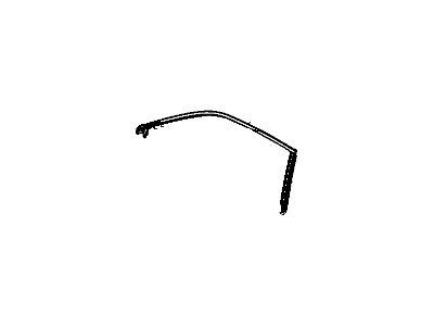 Mopar 4575891AA WEATHERSTRIP-Front Door Glass