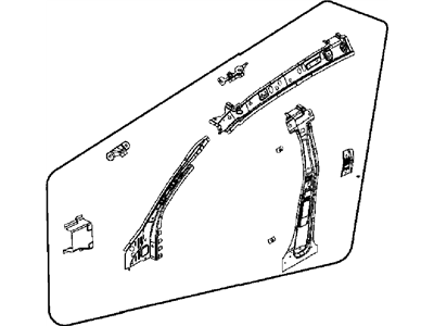 Mopar 5183895AA REINFMNT-BODE Side Aperture Front