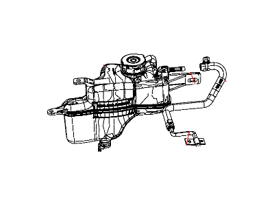 2007 Jeep Patriot Coolant Reservoir - 5058157AC