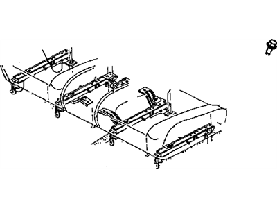 Mopar 5174762AA ADJUSTER-Manual Seat