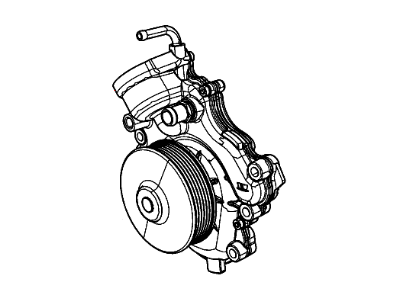 Mopar 68211202AA Water Pump