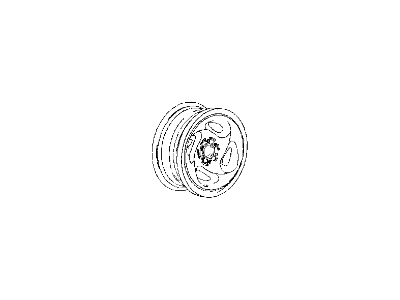 Mopar 52013709AA Aluminum Wheel